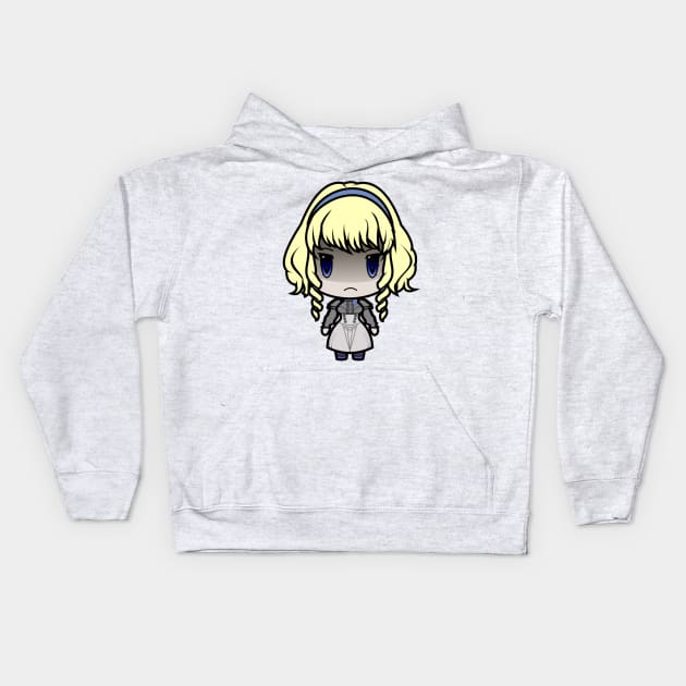 Chibi Sad Constance Kids Hoodie by sqigly